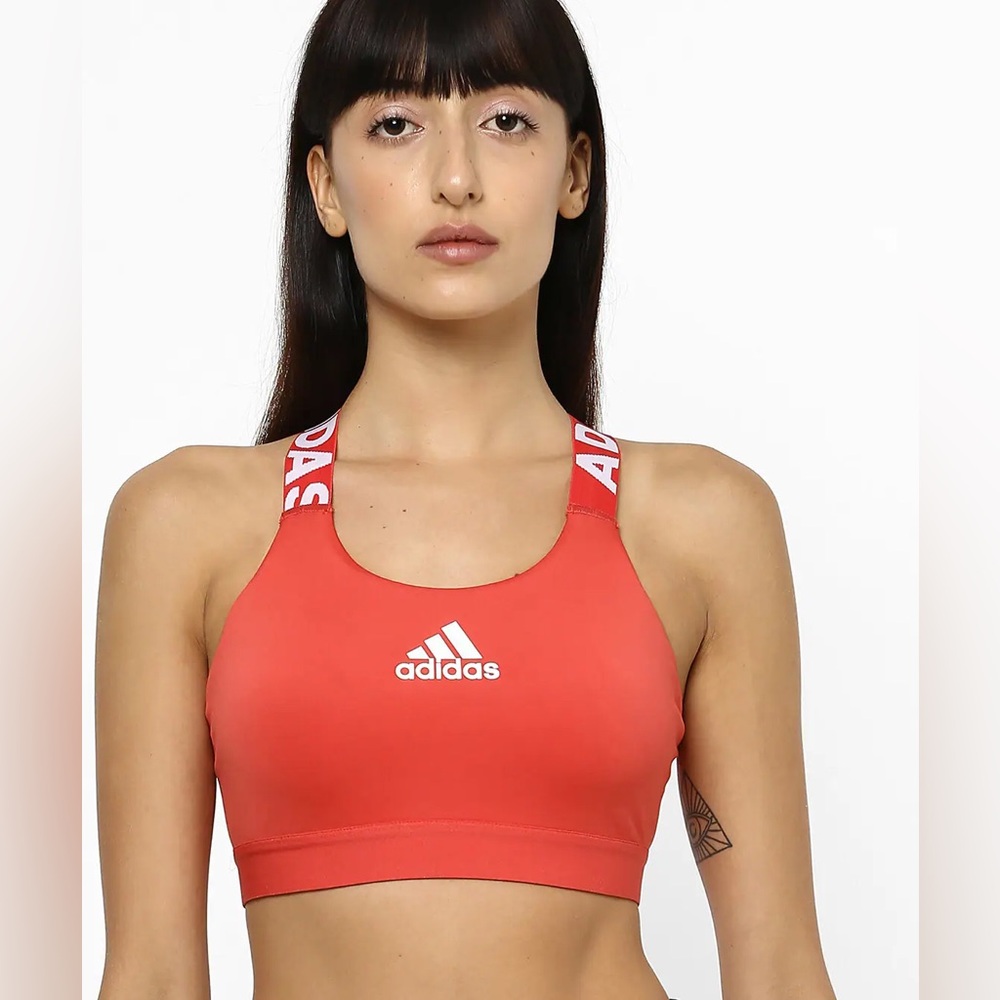 Adidas Don't Rest Cross Back Women's Red Sports Bra